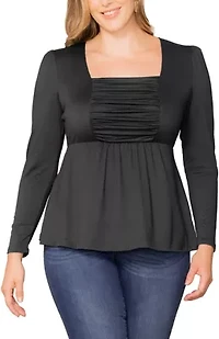 Women's Plus Rylan Ruched Top