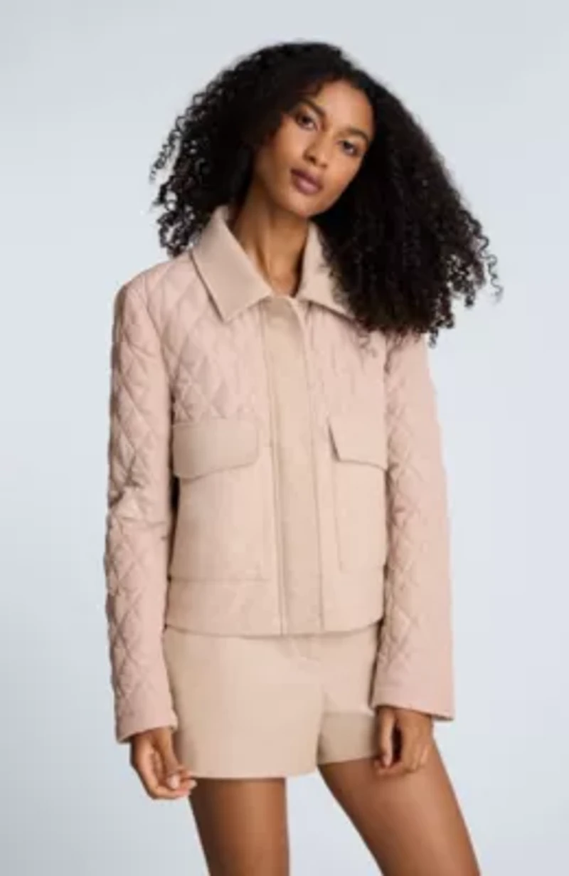 Quilted Patch Pocket Jacket