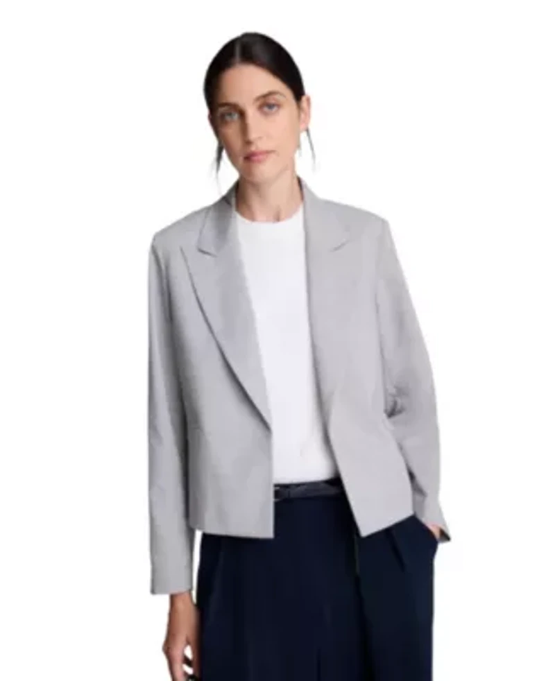 Peak Lapel Jacket Partially Lined