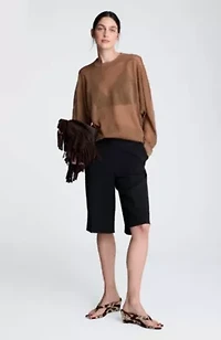 Sheer Crew Sweatshirt