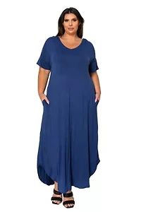 Plus Scarlett Maxi Pocket Dress