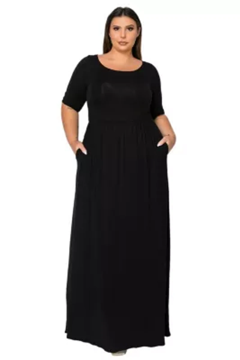 Plus Eva Pocket Maxi Dress