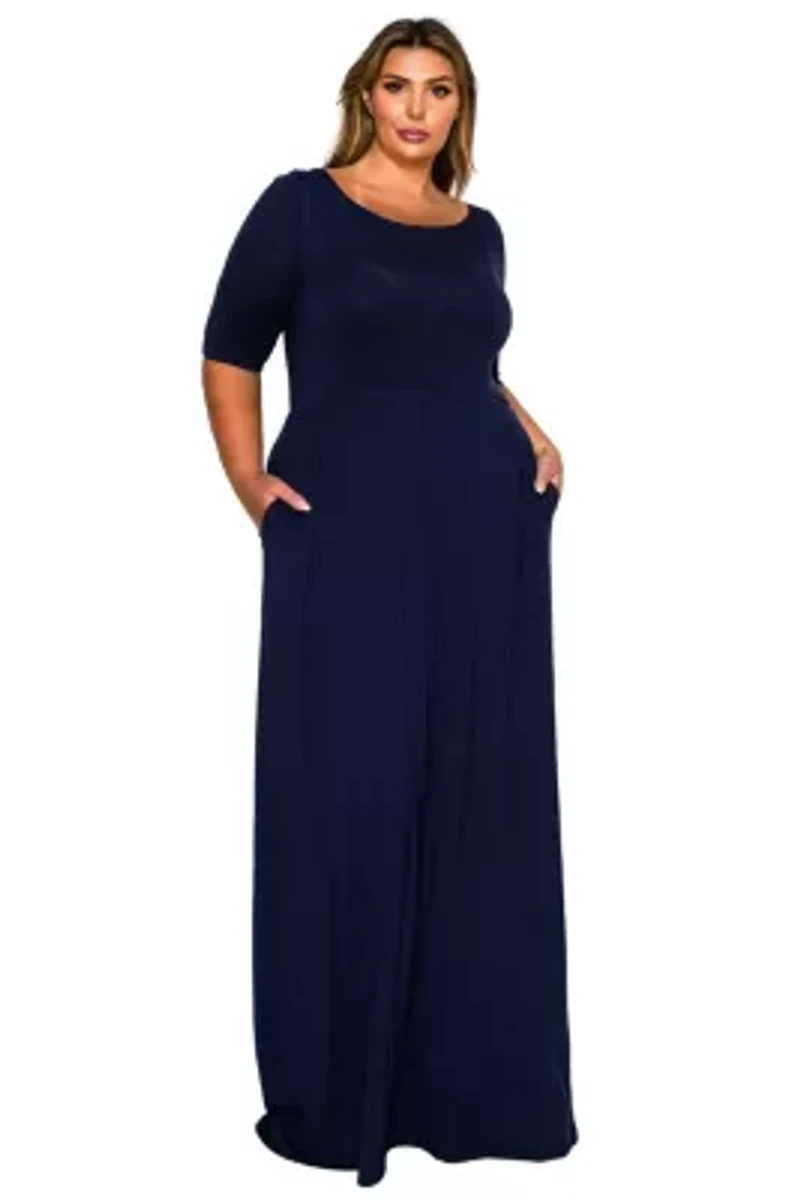 Plus Eva Pocket Maxi Dress