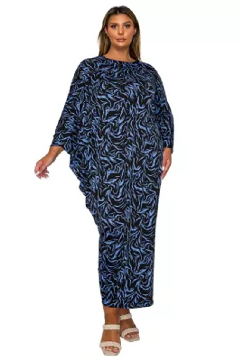 Plus Jessica Asymmetrical Maxi Dress