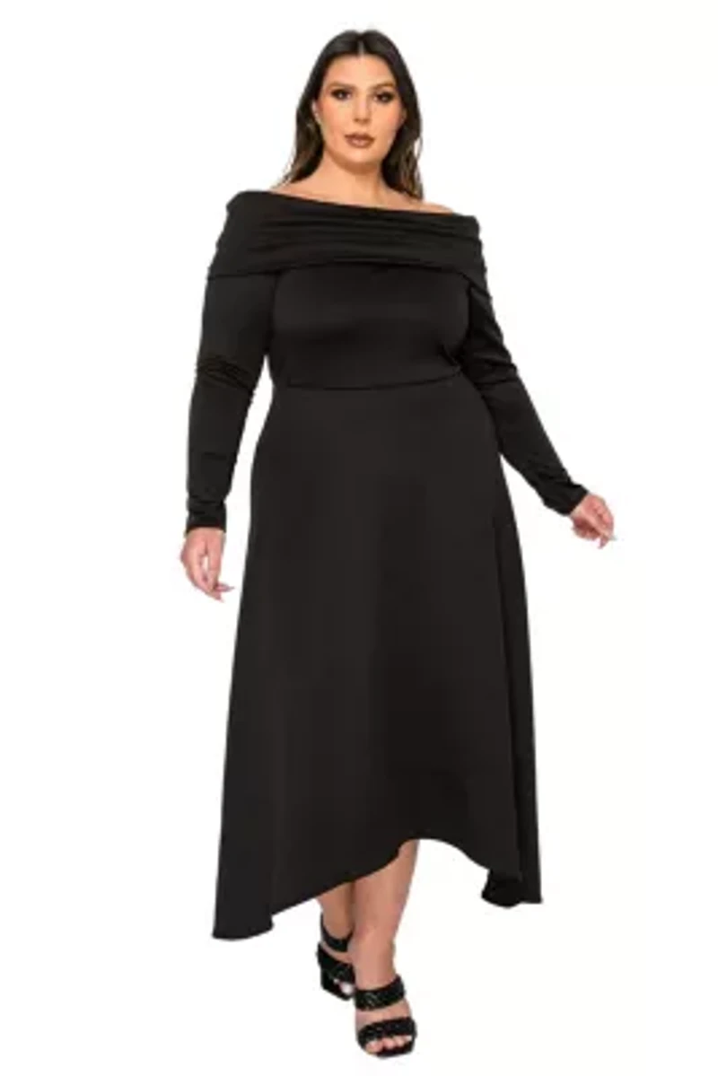 Plus Lyra Off Shoulder Maxi Dress