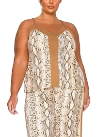 Python Contrast Panel Cami