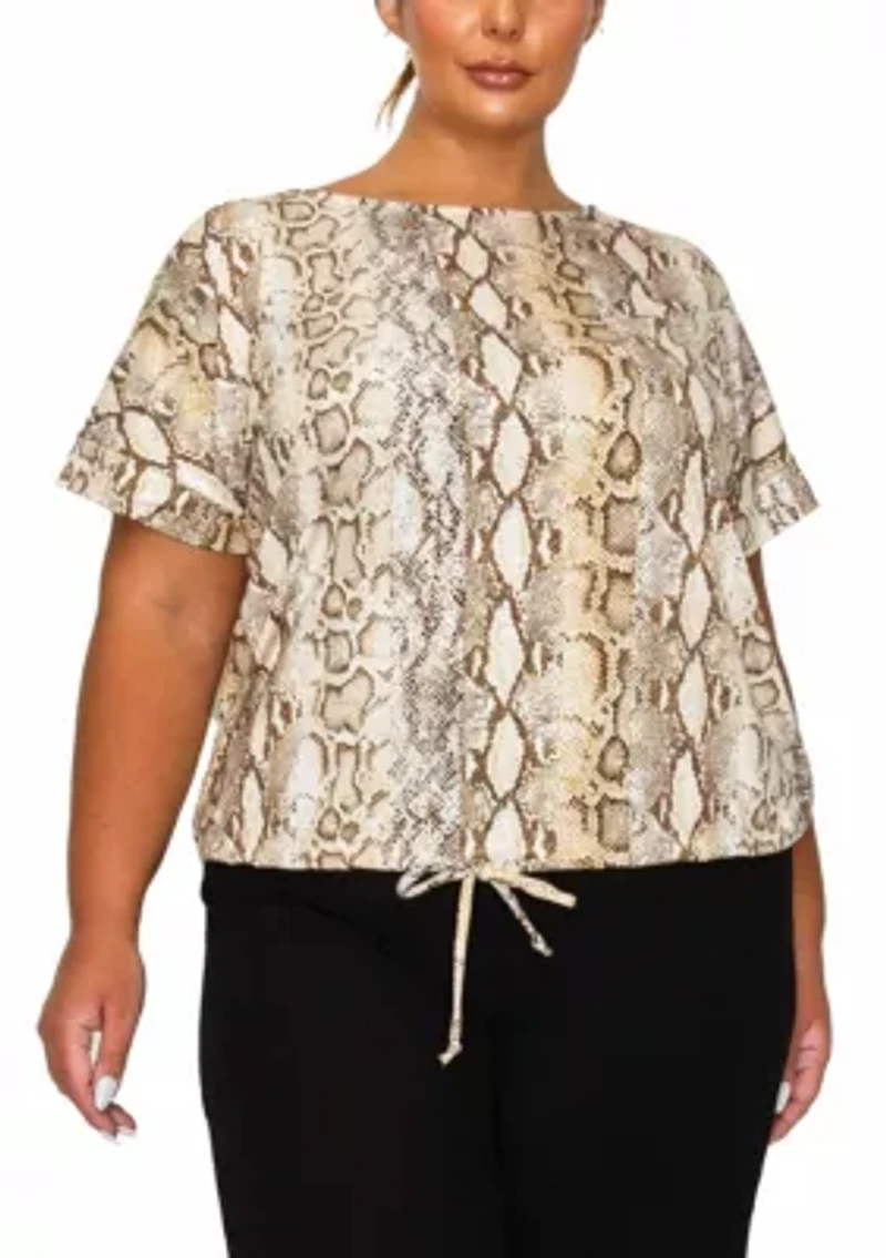 Python Cinch Waist Dolman