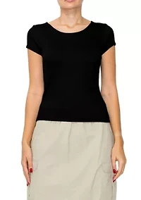 2x1 Rib Short Sleeve Tee