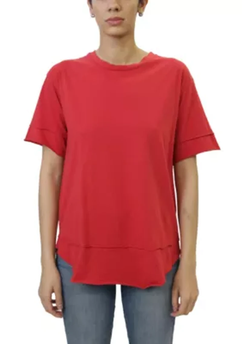Cotton Jersey Layered Tee