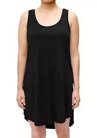 Cotton Jersey Hi Lo Eyelet Tank