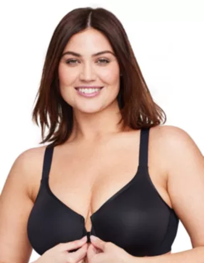 Full Figure Plus WonderWire Front-Closure Posture Back Bra Underwire #9265