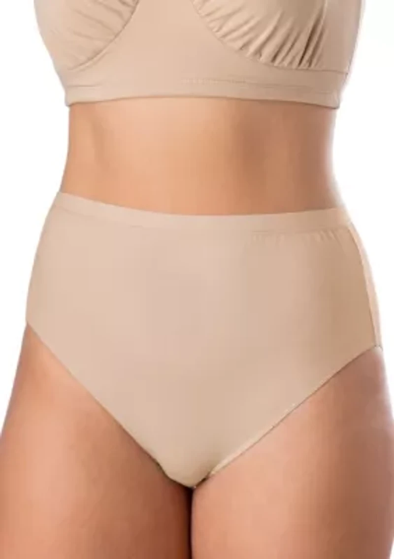 Plus High Cut Cotton Brief