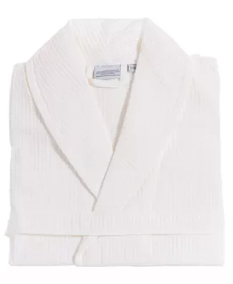 Unisex Waffle Weave Bathrobe