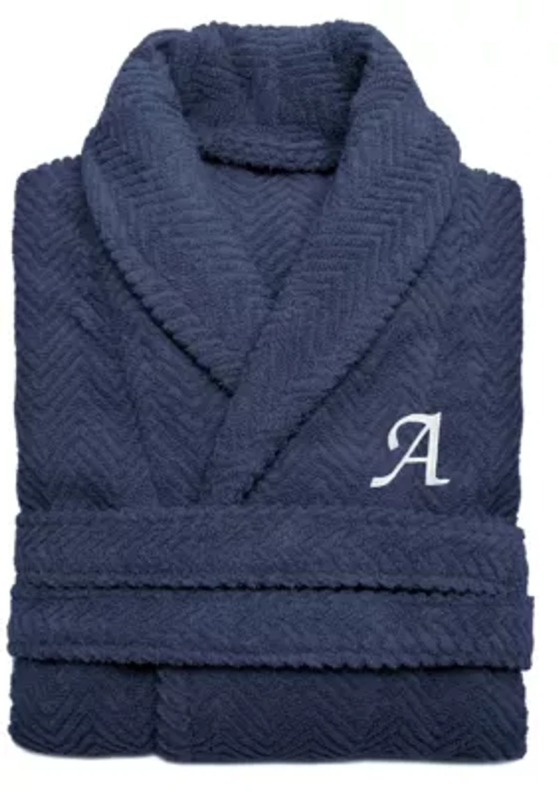 Personalized Unisex Herringbone Bathrobe
