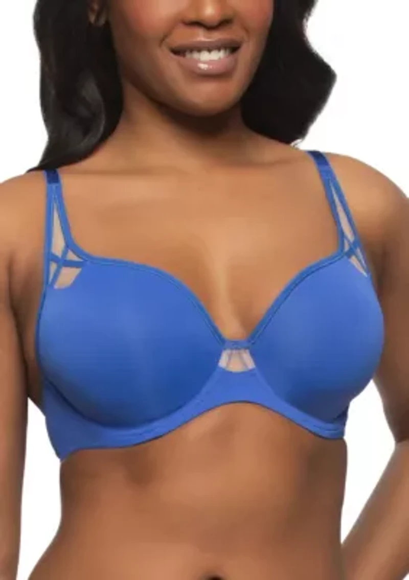 Amaranth Plush T-Shirt Bra with Sheer Details
