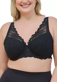 The Willow Lace Plunge Underwire Bra