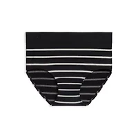 Seamless Striped Jersey High-Rise Brief