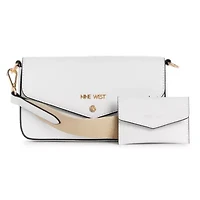 peaches crossbody flap with card case