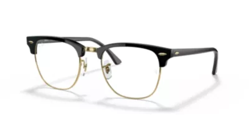 RB3016 Clubmaster Blue-Light Clear Sunglasses