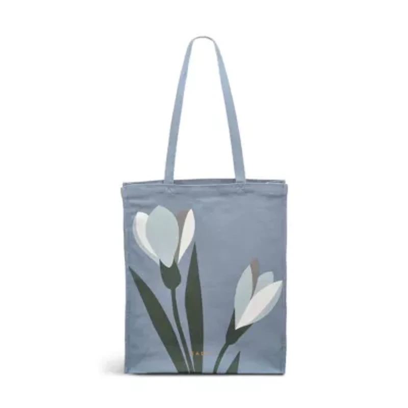 Snow Drops Medium Open Top Tote