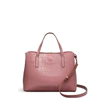 Dukes Place  Faux Croc Medium Ziptop Grab