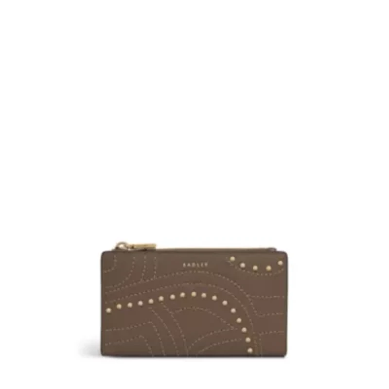 Coin Street - Stud medium Ziptop wallet