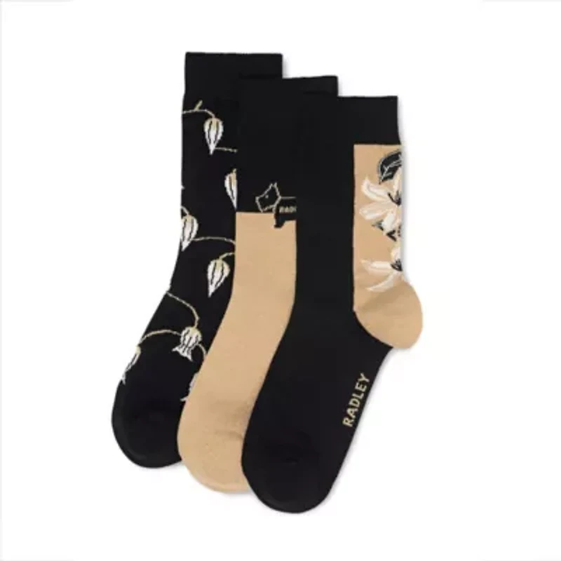 Winter Floral Sock Set