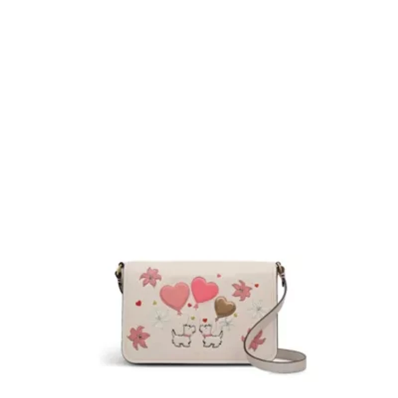 Love You Lots medium Flapover Cross Body
