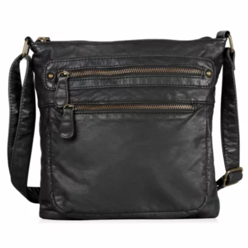 Charlotte Pre-Washed Women's Crossbody Organizer Bag