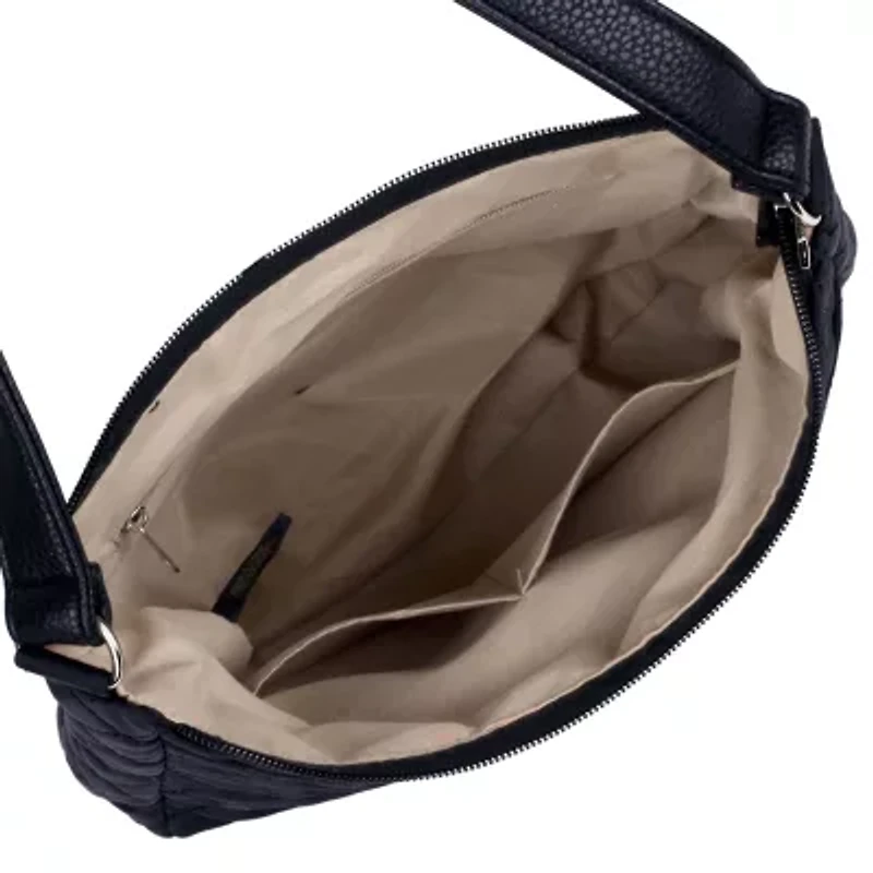 MIKKI QUILTED NYLON CROSSBODY