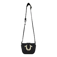 True Religion Mini Flap Crossbody Black