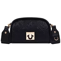 True Religion Metal Plaque Quilted Crossbody