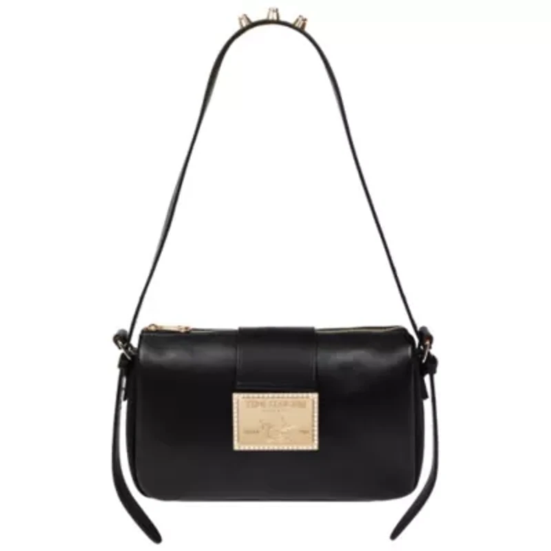 True Religion East West Shoulder Bag with Belt Buckle Tab