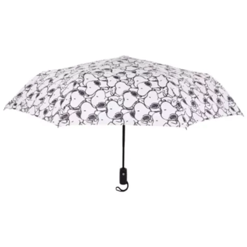 Peanuts Snoopy Black & White Allover Print Umbrella