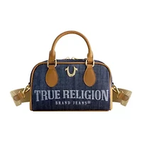 True Religion Denim Logo Mini Satchel Crossbody Bag