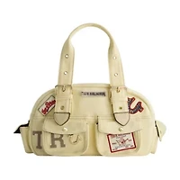True Religion Multi-Patch Satchel