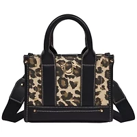 True Religion Leopard/PU Mini Tote
