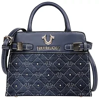 True Religion Studded Denim Tote
