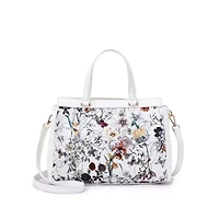 Stellan Floral Print Satchel Bag