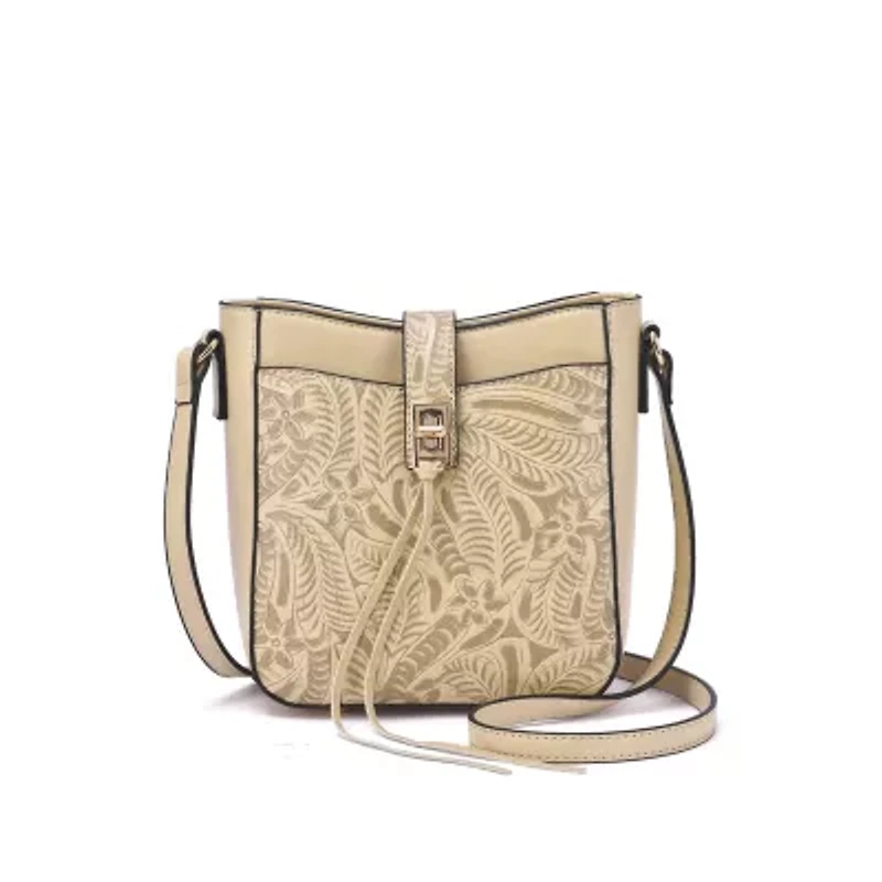 Mikey Embossed Crossbody