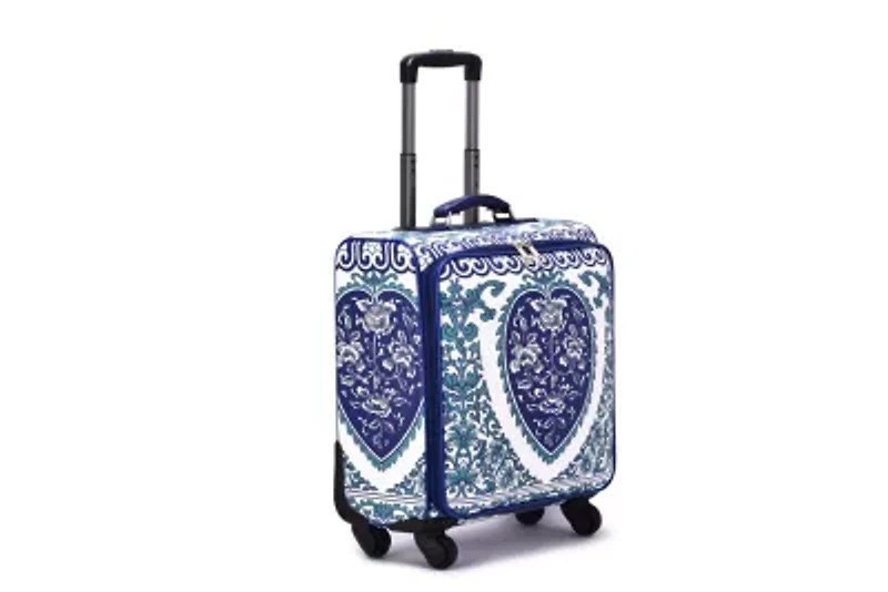 Fashion Porcelain Carry-on Rolling Suitcase
