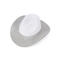 Women's Cowboy Hat With Rhinestone Brim