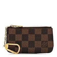 Louis Vuitton Pochette Cles Damier Ebene -FINAL SALE NO RETURNS
