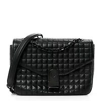 Celine Calfskin Quilted Medium C Bag Black -FINAL SALE NO RETURNS