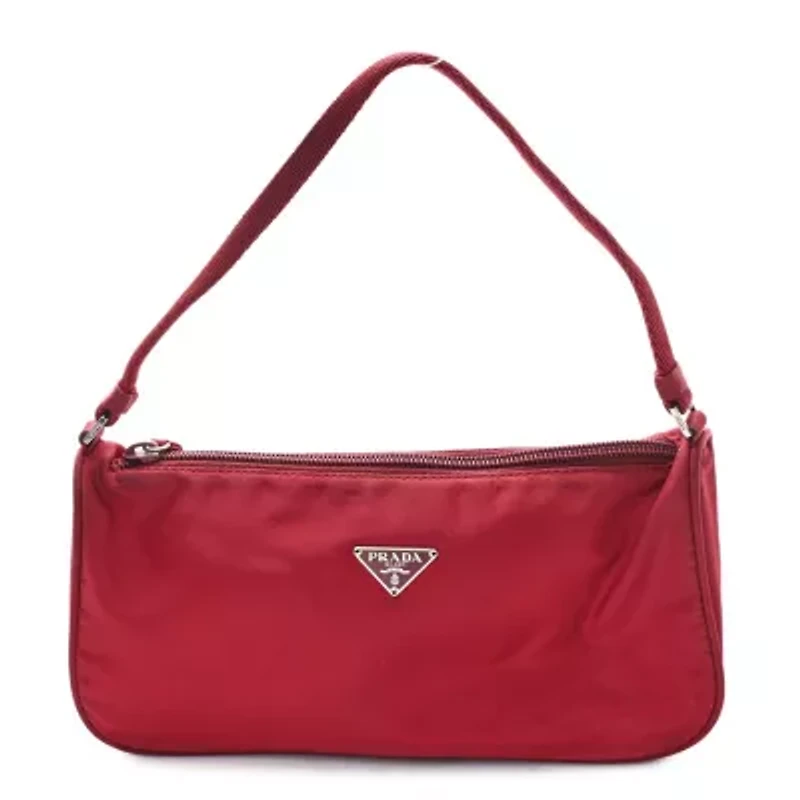 Prada Tessuto Nylon Sport Pochette Bag Porpora -FINAL SALE NO RETURNS