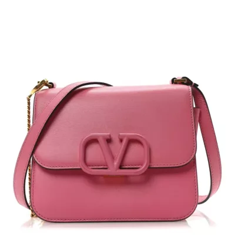 Valentino Smooth Calfskin Small VSling Shoulder Bag Pink -FINAL SALE NO RETURNS