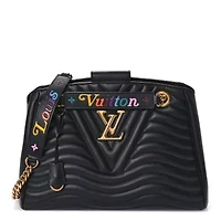 Louis Vuitton Calfskin New Wave Chain Tote Black -FINAL SALE NO RETURNS