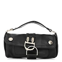Dior Calfskin Flight East West Bag Black -FINAL SALE NO RETURNS