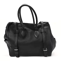 Hermes Taurillon Clemence Pursangle 35 Black -FINAL SALE NO RETURNS