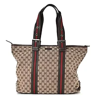 Gucci Tote Bag GG Canvas Beige -FINAL SALE NO RETURNS